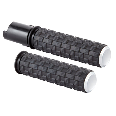 Arlen Ness Air Trax Grips Gen 2 e-Throttle, krom