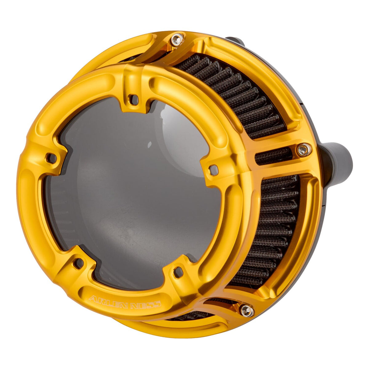 Arlen Ness Method luftfilter – guldfarvet