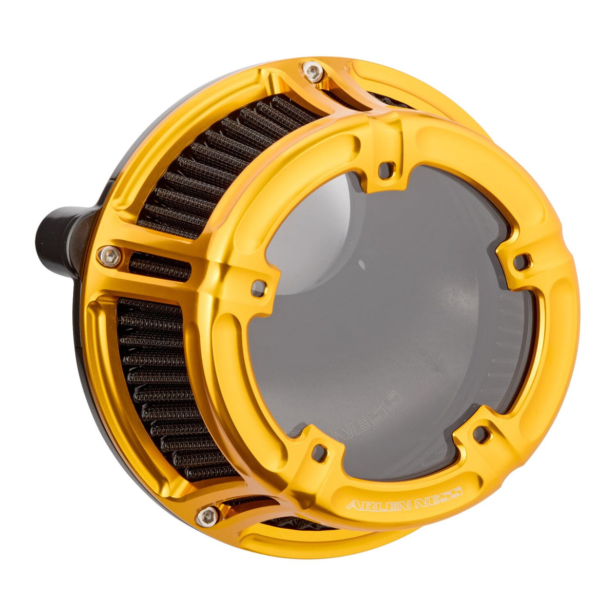 Arlen Ness Method luftfilter – guldfarvet