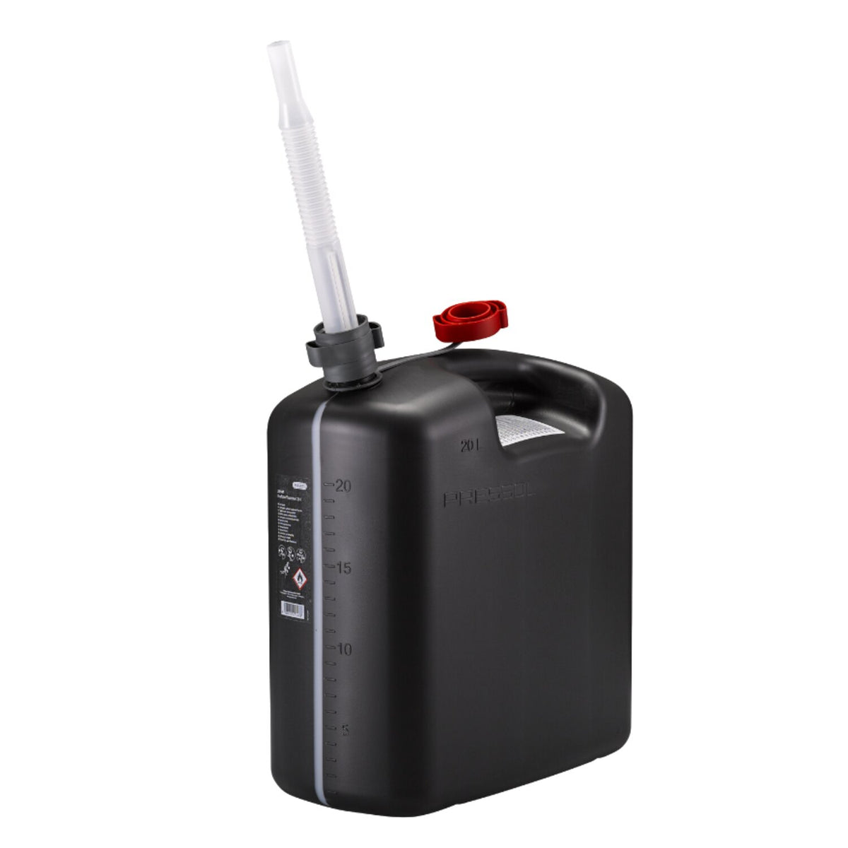 Pressol brændstofdunk i HDPE, mørkegrå, 20 liter