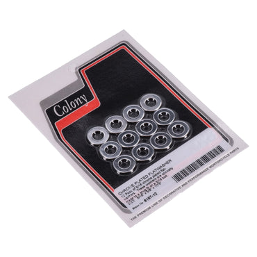 Colony forkromede flade skiver 5/16" – 12 stk.