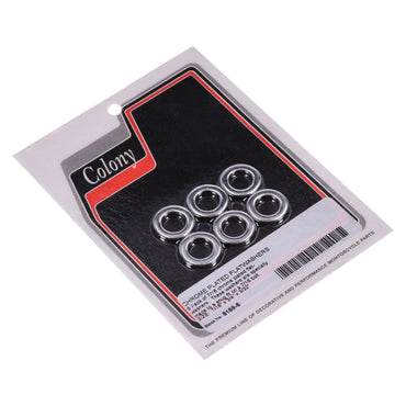 Colony forkromede planskiver 7/16″ – 6 stk.