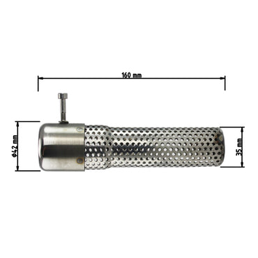 Falcon Double Groove racing-baffel 38 mm