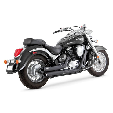 Vance & Hines Twin Slash Staggered 2-2 udstødning, sort