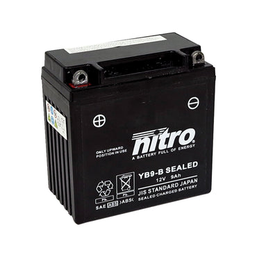 Nitro YB9-B forseglet AGM-batteri