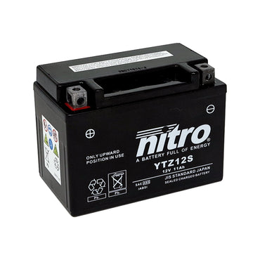 Nitro YTZ12S AGM-batteri, 12 V, 11 Ah