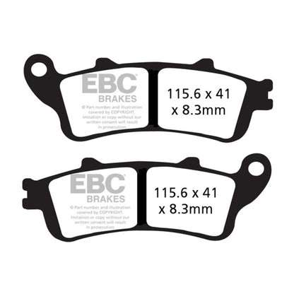 EBC Double-H sinterede bremseklodser