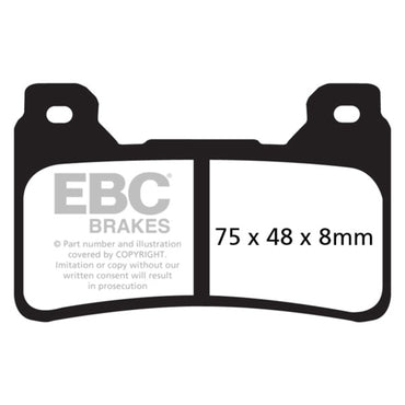 EBC Double-H sintrede bremseklodser