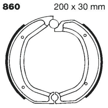 EBC standard bremsebakker