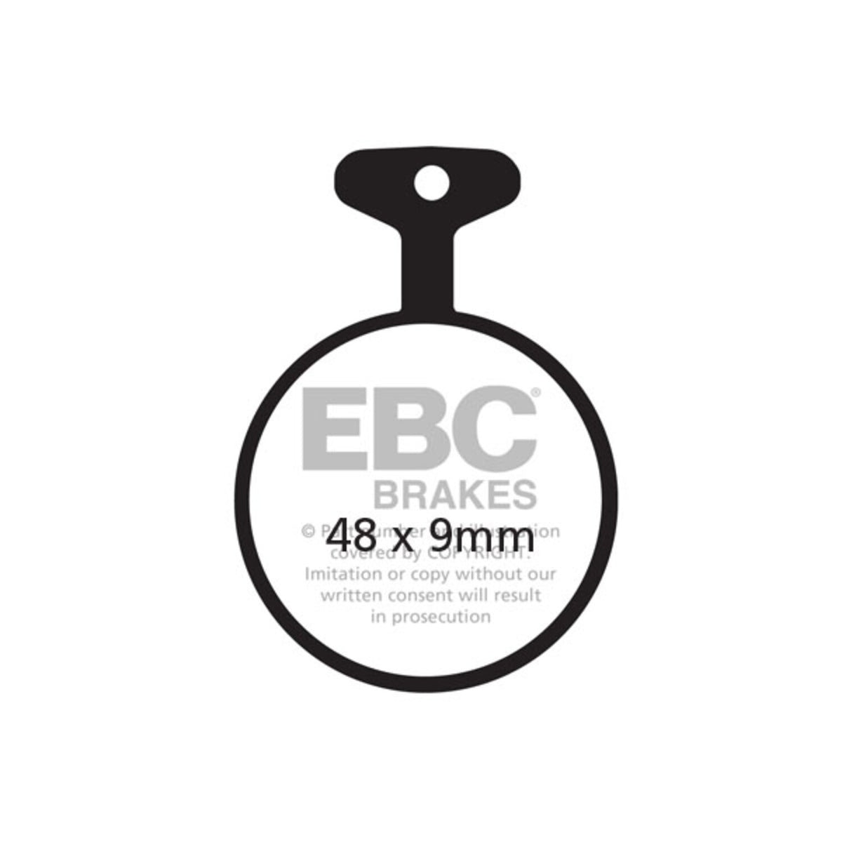 EBC organiske bremseklodser