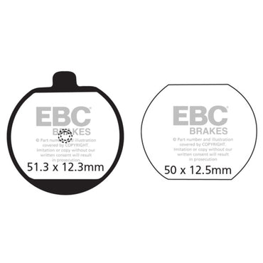 EBC organiske bremseklodser