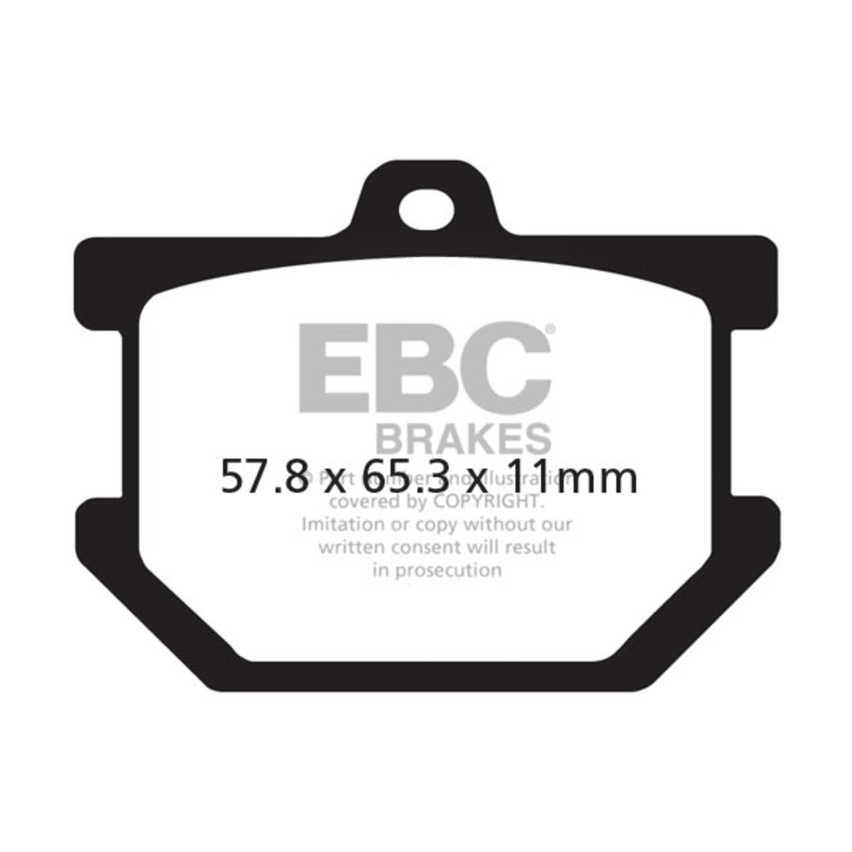 EBC V-Pad semi-sinterede bremseklodser