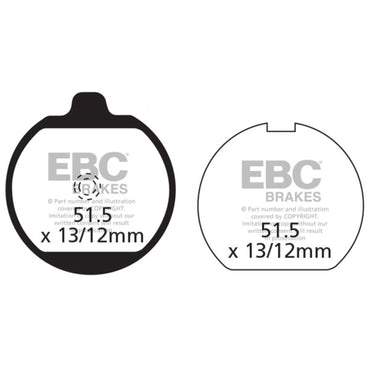 EBC organiske bremseklodser