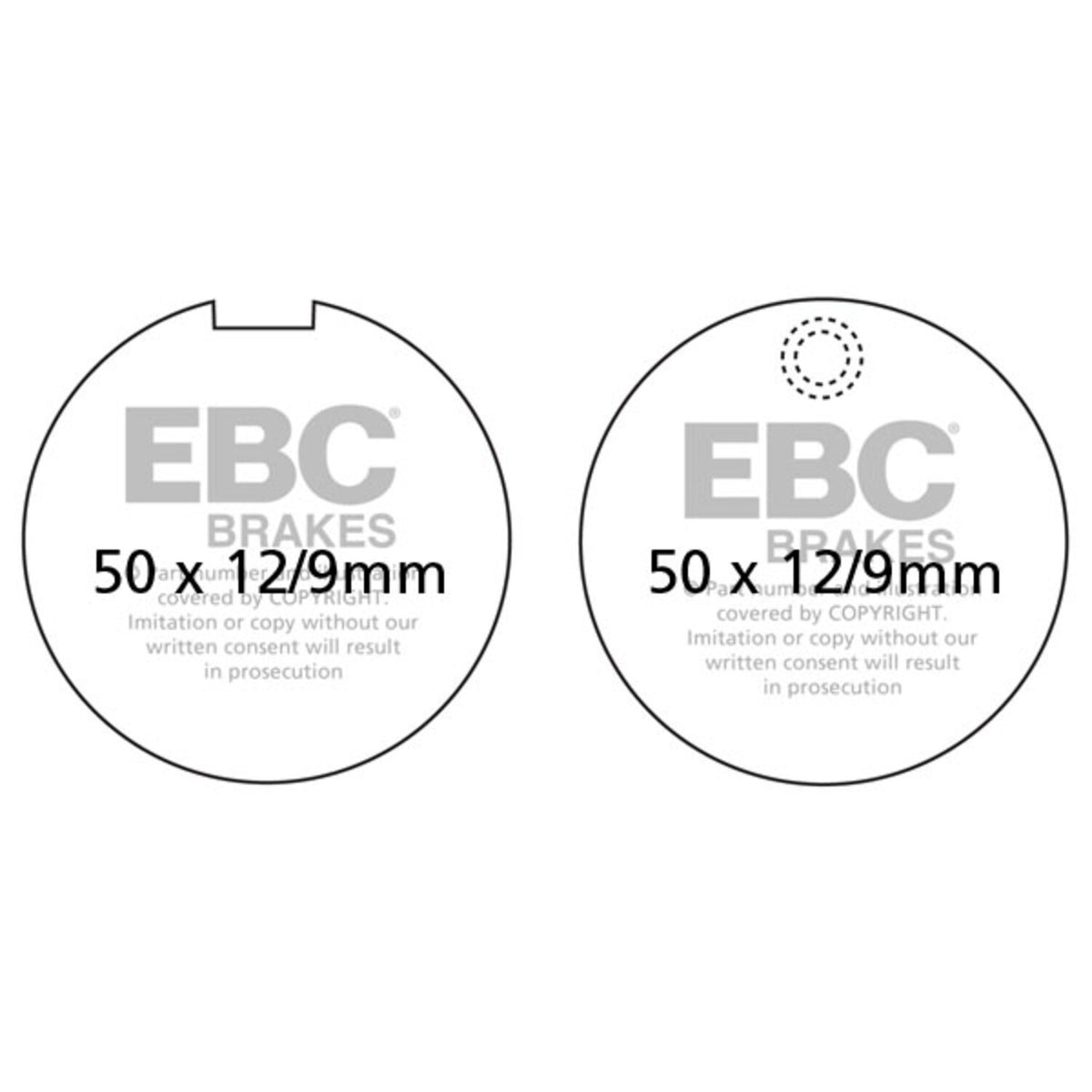 EBC organiske bremseklodser