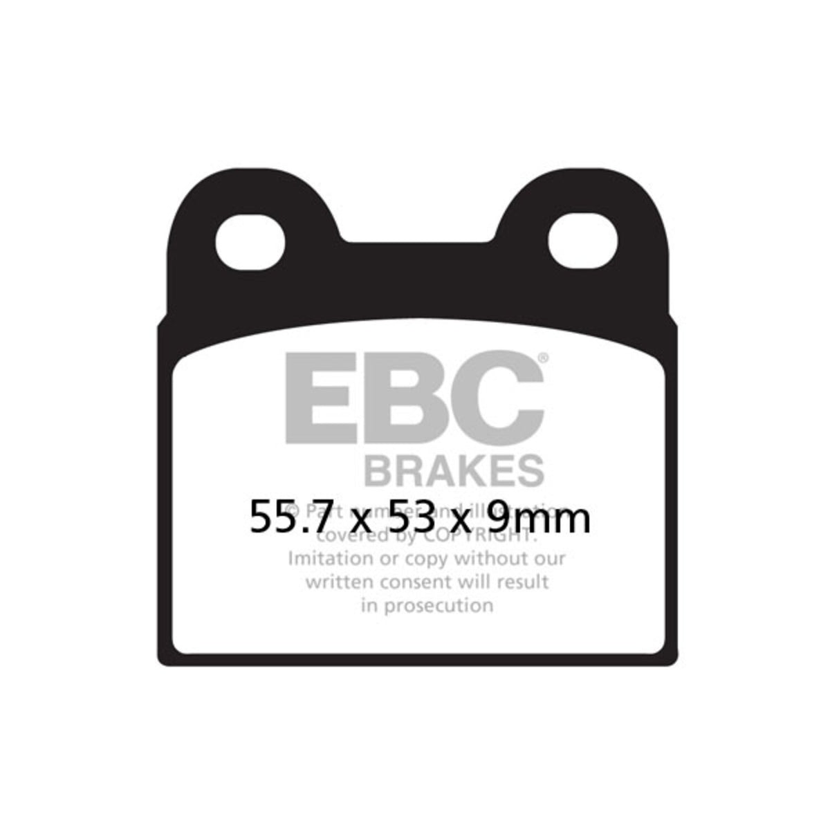 EBC V-Pad semi-sinterede bremseklodser