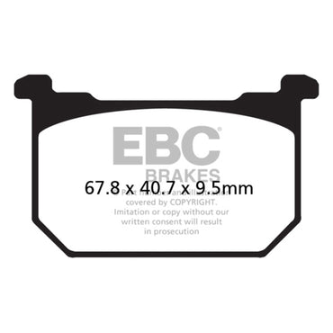 EBC organiske bremseklodser
