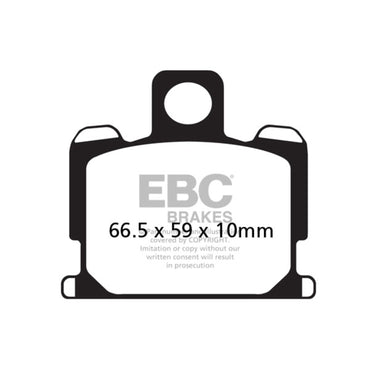EBC organiske bremseklodser