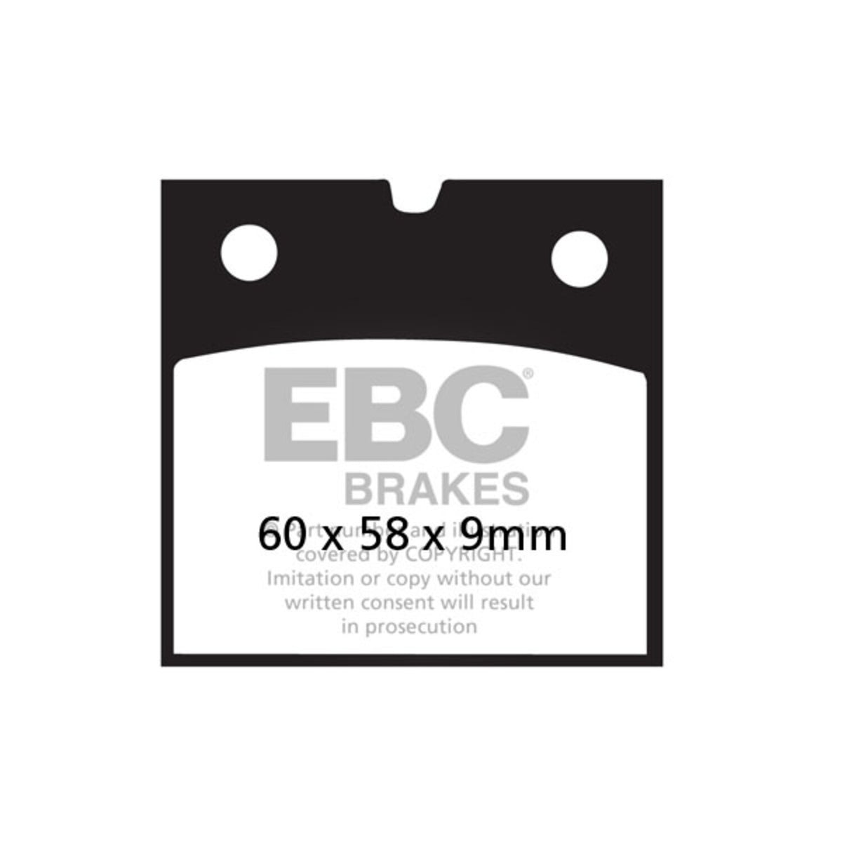 EBC organiske bremseklodser