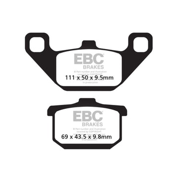 EBC organiske bremseklodser