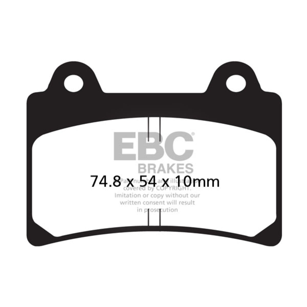 EBC Double-H sintrede bremseklodser