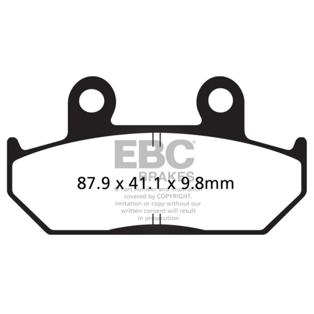 EBC Double-H sinterede bremseklodser