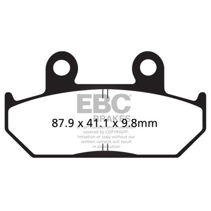 EBC Double-H sinterede bremseklodser