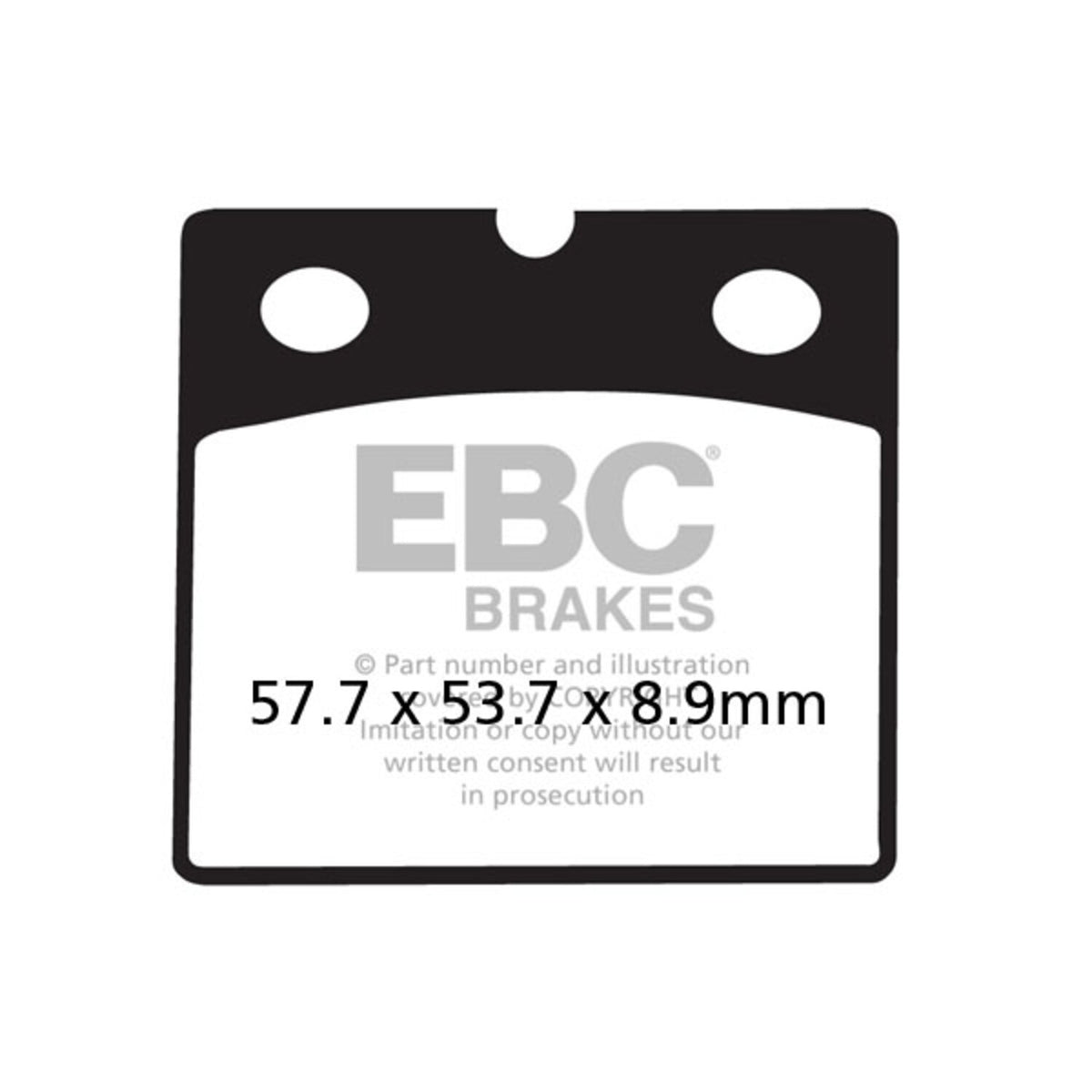 EBC V-Pads semi-sintrede bremseklodser