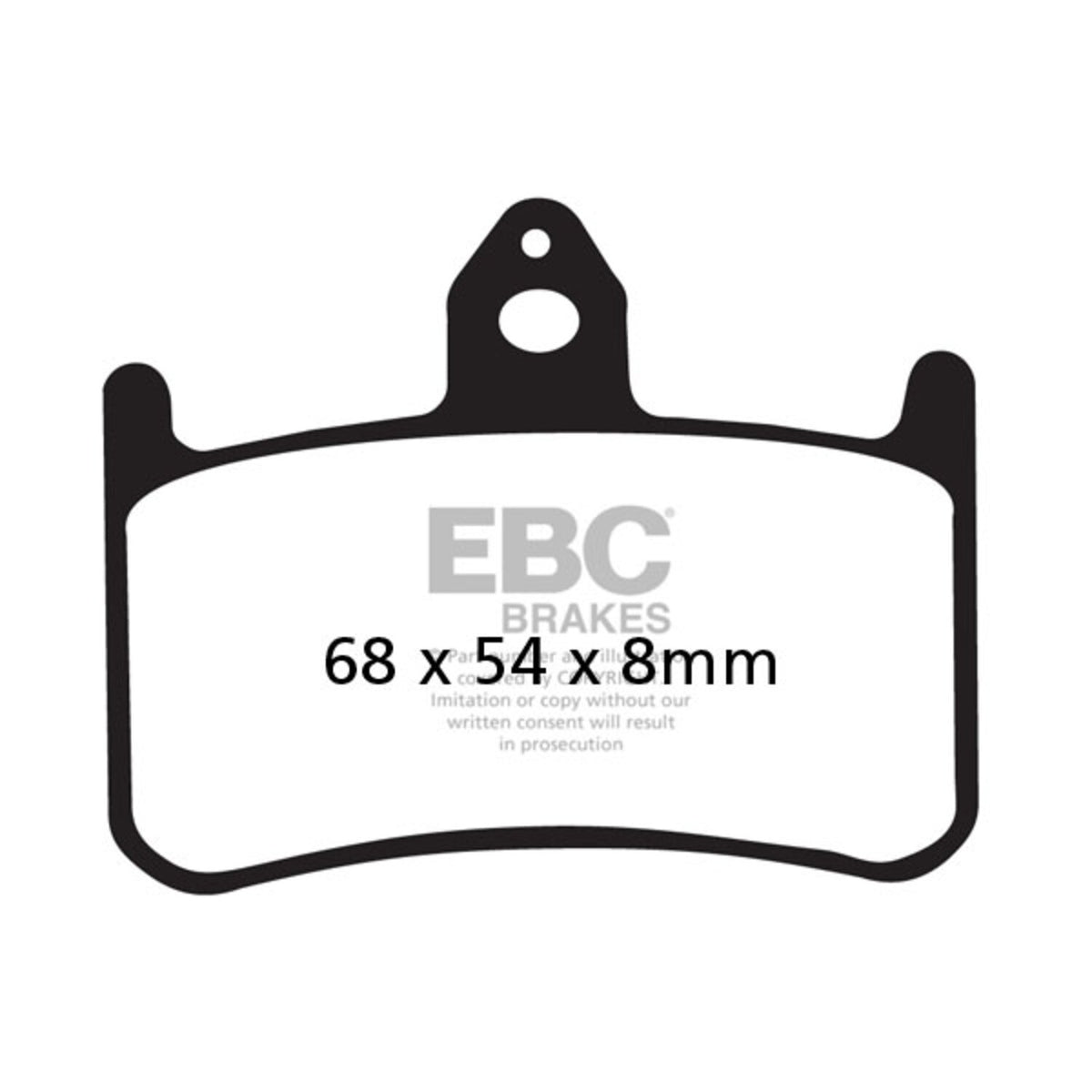 EBC organiske bremseklodser