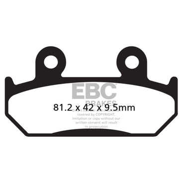 EBC organiske bremseklodser