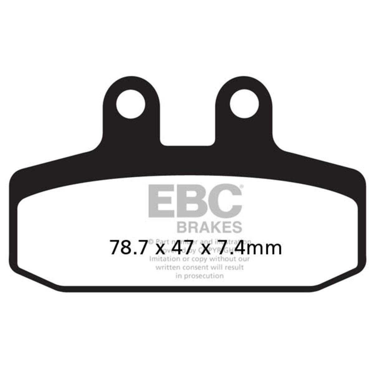 EBC Double-H sinterede bremseklodser