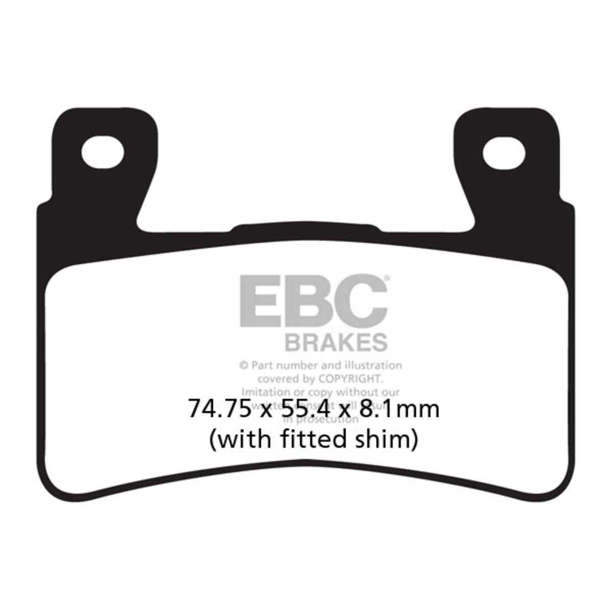 EBC Double-H sinterede bremseklodser