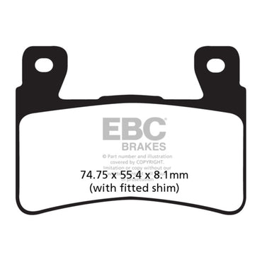 EBC Double-H sinterede bremseklodser