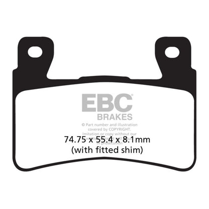 EBC Double-H sinterede bremseklodser