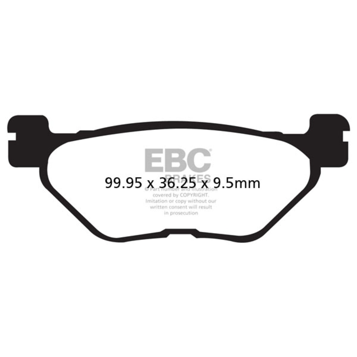 EBC V-Pad semi-sintered bremseklodser