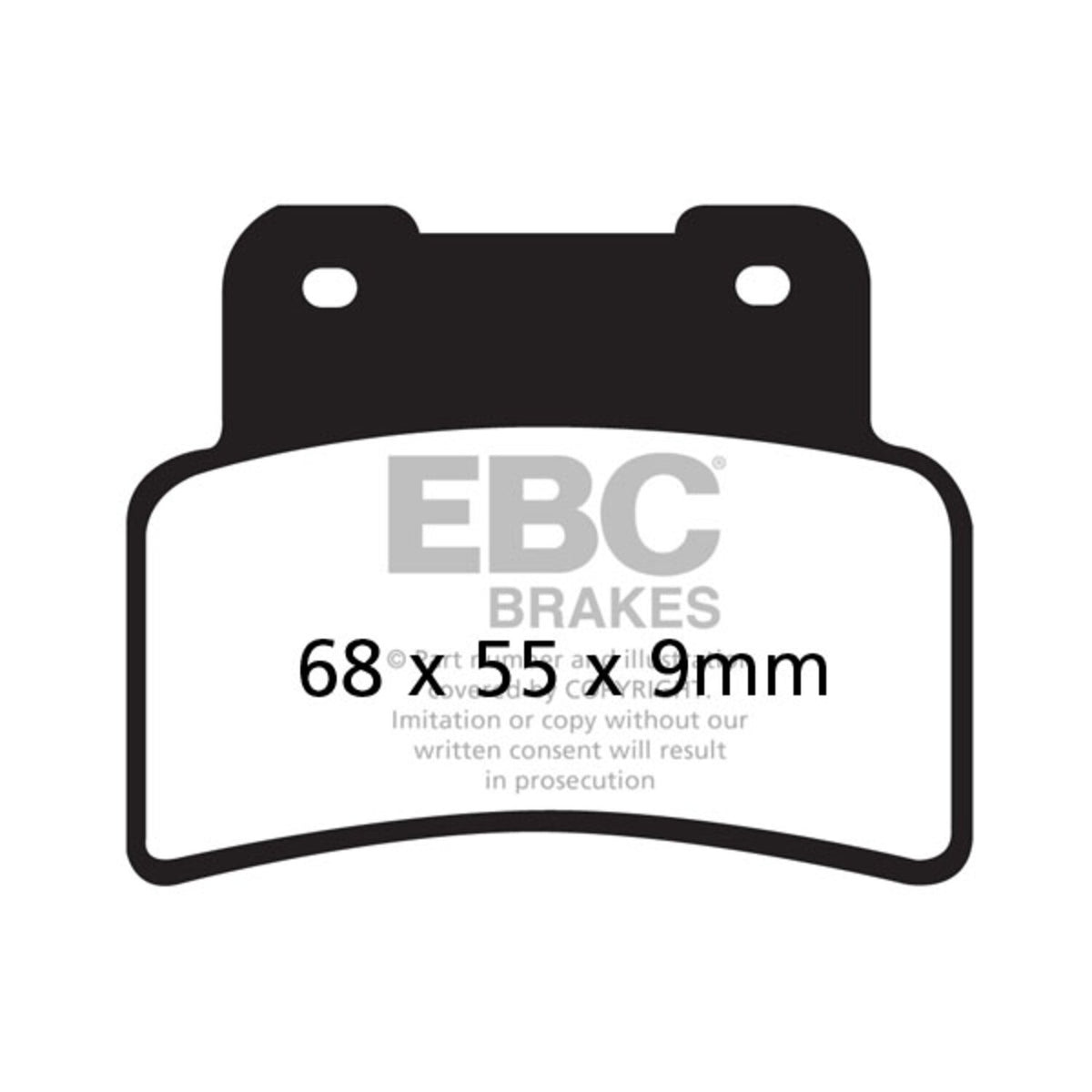 EBC Double-H sinterede bremseklodser