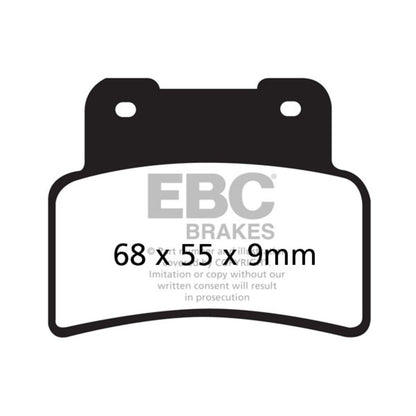 EBC Double-H sinterede bremseklodser