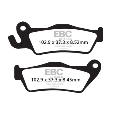 EBC Double-H sinterede bremseklodser