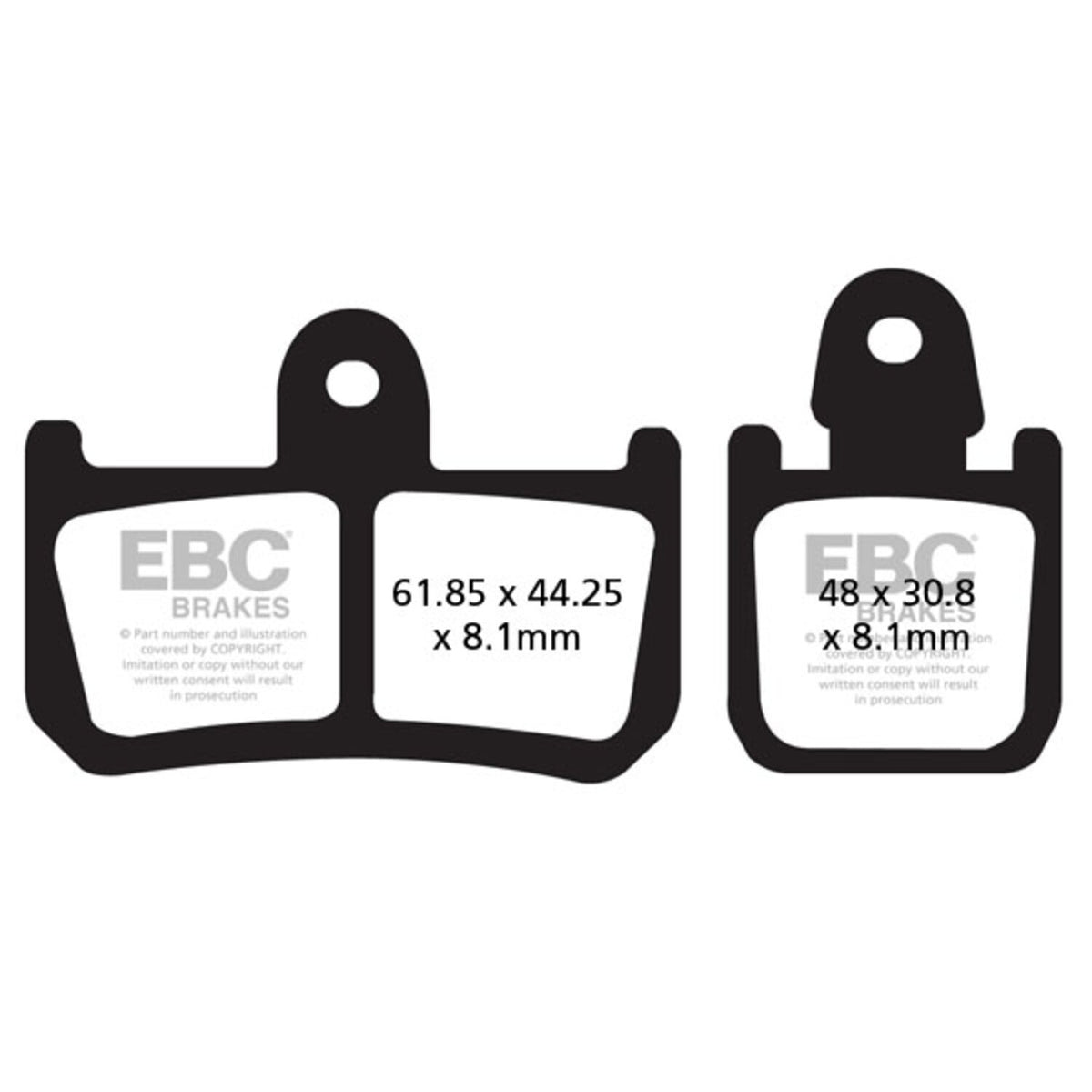 EBC organiske bremseklodser