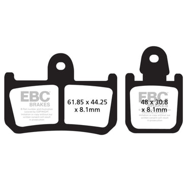 EBC organiske bremseklodser