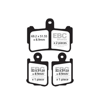 EBC Double-H sinterbremseklodser