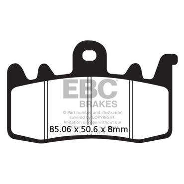EBC V-Pad semi-sinterede bremseklodser