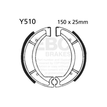 EBC standard-bremsebakker 8110858