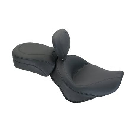 Mustang 2-p vintage touring seat plain black Item No: 8111608
