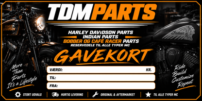 TDMPARTS Gavekort