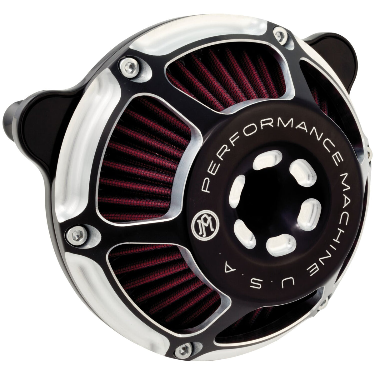 Performance Machine Max HP luftfilter med kontrastfræsning