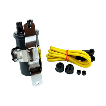 MCS rund tændspolekit 12 V, sort