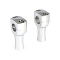 Dighton 3" domed risers. Chrome Item No: 900851