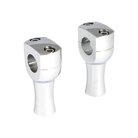 Dighton 3" domed risers. Chrome Item No: 900851