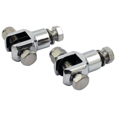MCS passagerfodhvilerbeslag, 3/8", krom