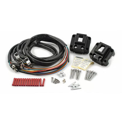 Handlebar Switch Housing Kit (Sort) – Til Klassisk Harley-Davidson (1972–1981)